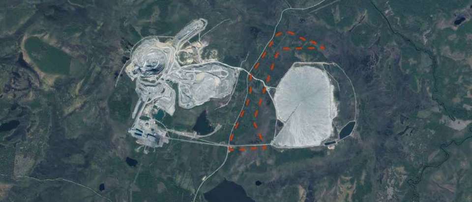 Kommunfullmäktige antar detaljplanen för utvidgning av sandmagasin, Tapuli gruva