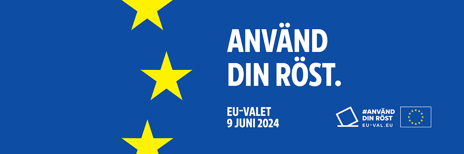 Använd din röst EU-valet 9 juni 2024